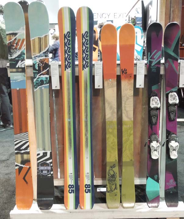 2017 K2 Junior Skis: Shreditor 100 Jr., Shreditor 85 Jr., Poacher Jr., Remedy 75 Jr.