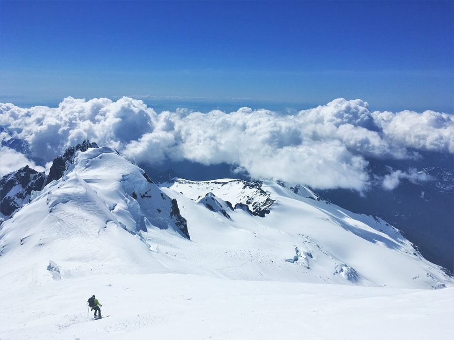 skiing mount baker washington cascades