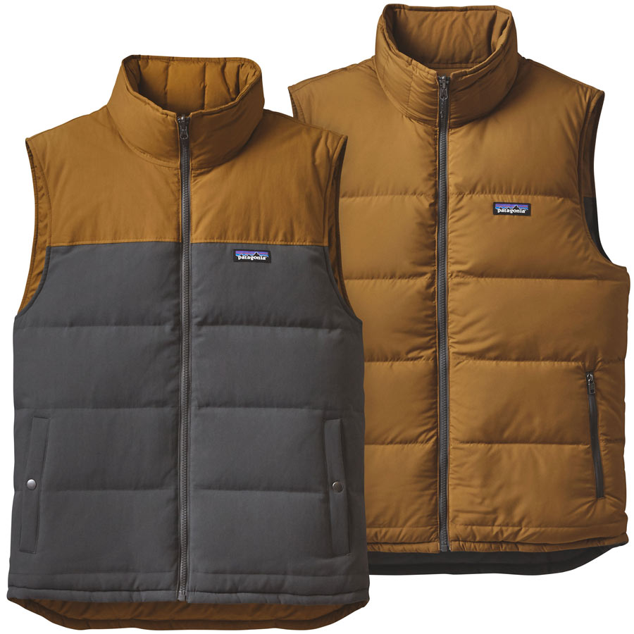 Patagonia Men&#39;s Reversible Bivy Down Vest Jacket On Sale | Powder7 Ski Shop