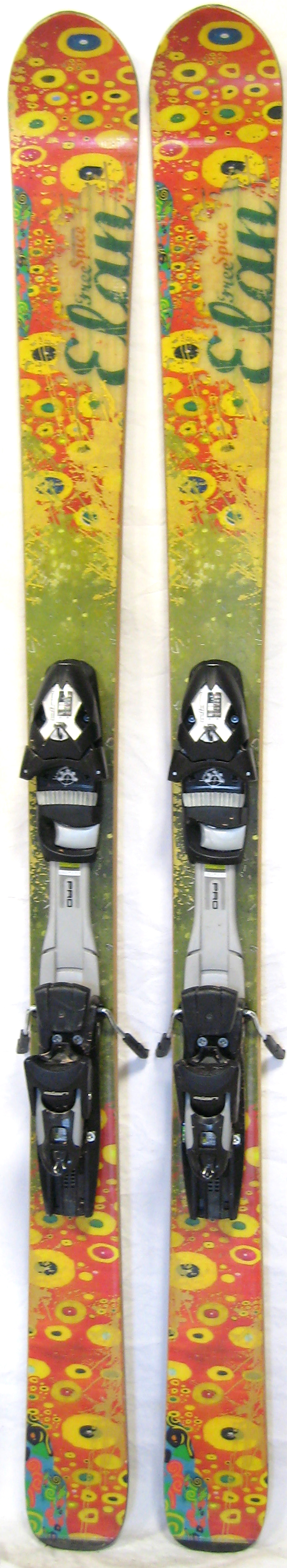 Topsheets of 2010 Elan Free Spice Skis For Sale