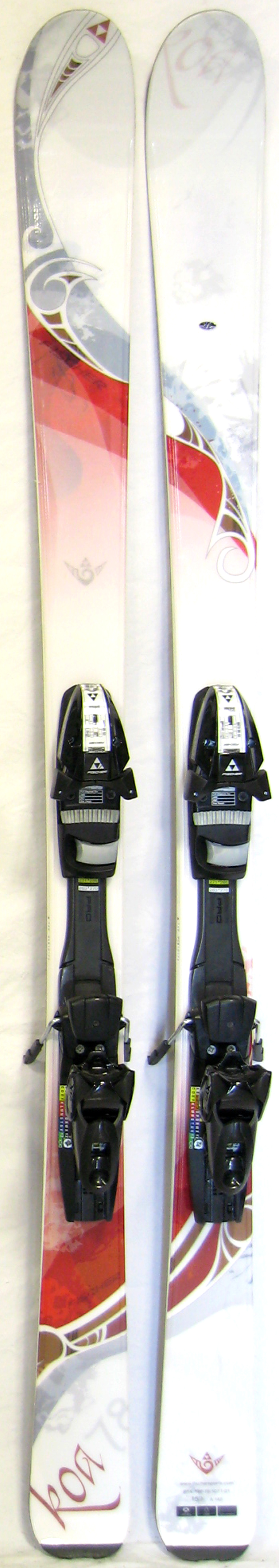 Topsheets of 2011 Fischer Koa 78 Skis For Sale
