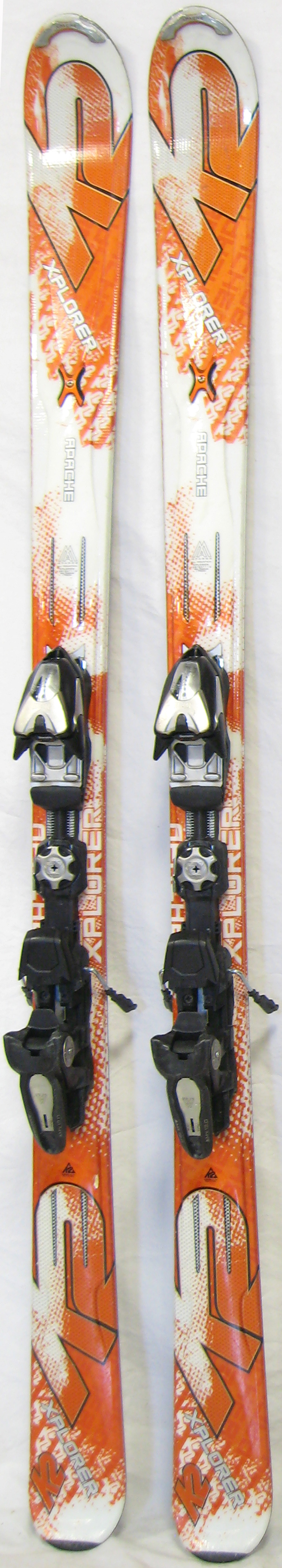 Topsheets of 2010 K2 Apache Xplorer Skis For Sale