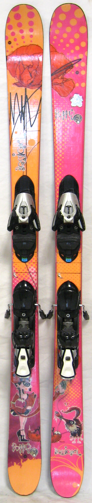 Topsheets of 2010 Rossignol Poppy FS 80 Skis For Sale