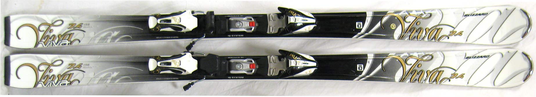 Topsheets of 2011 Blizzard Viva Magnum 7.4 IQ Skis For Sale