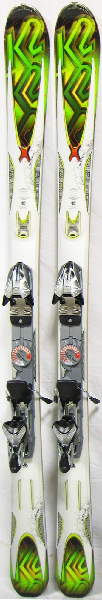 Topsheets of 2011 K2 Amp Rictor Skis For Sale