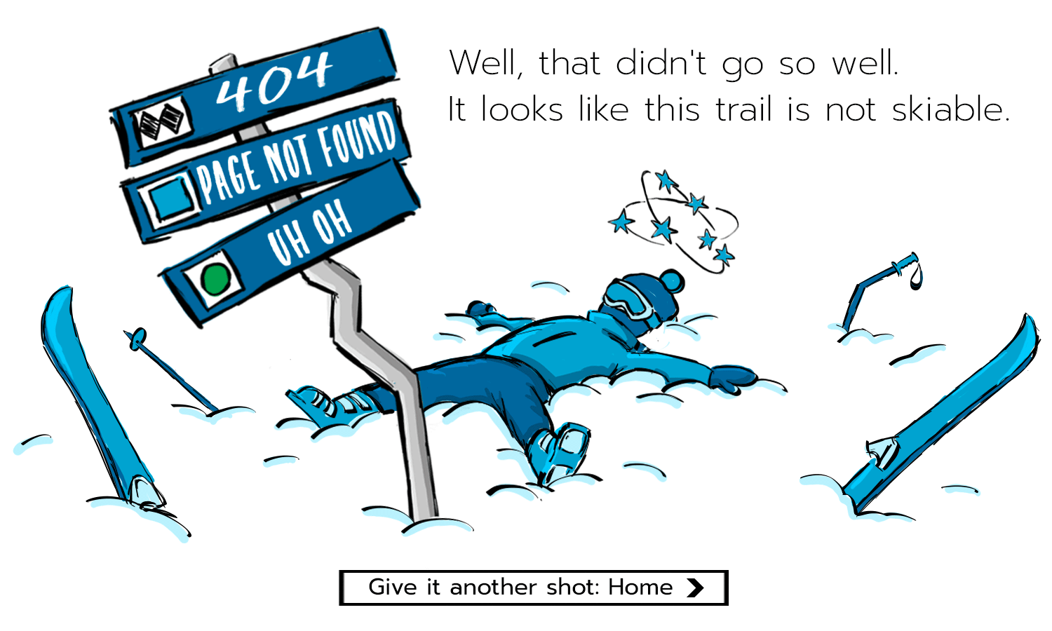 Powder7 404 This trail isn't skiable.