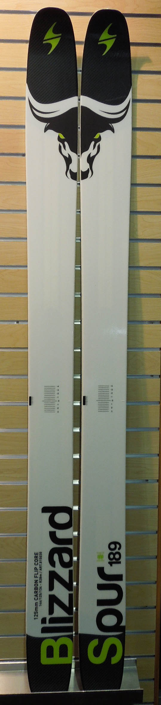 189 Blizzard Spur 125mm Carbon Flip Core 【公式通販】