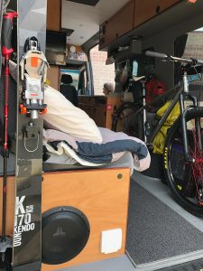 Adventure Van interior - Mercedes 4x4