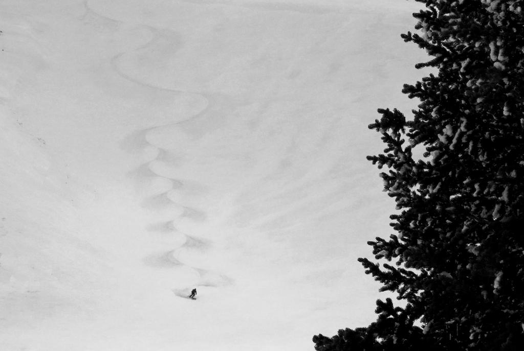 doug evans skiing solo 