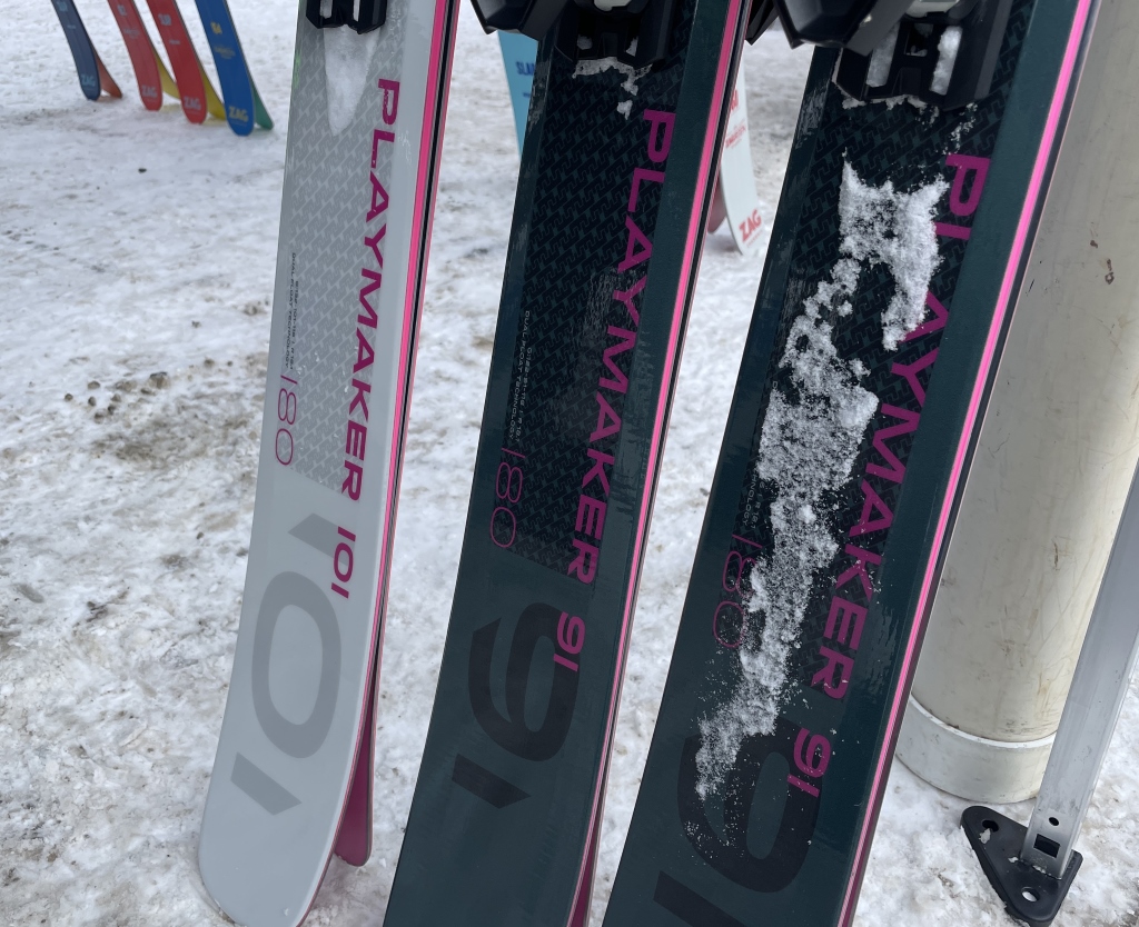 elan playmaker 101 and 91 skis 2024