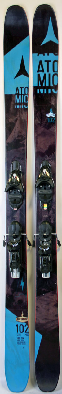 Atomic Automatic 102 Demo Skis 164 cm Used 