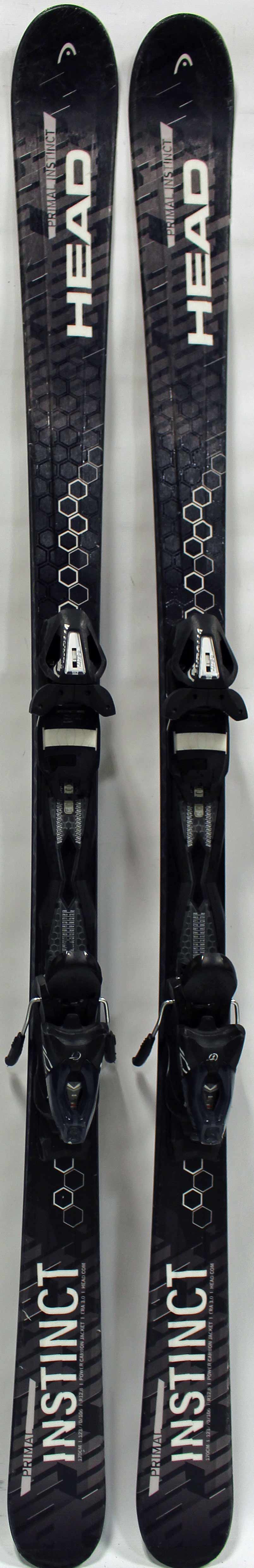 2016, Head, Primal Instinct Skis with Head PR 10 Bindings Used Demo Skis  170cm