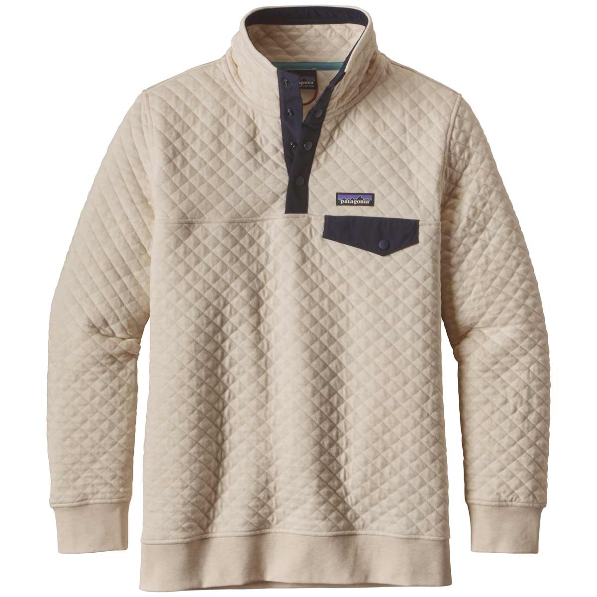 Patagonia Women's Cotton Quilt Snap T Pullover Jacket Powder7