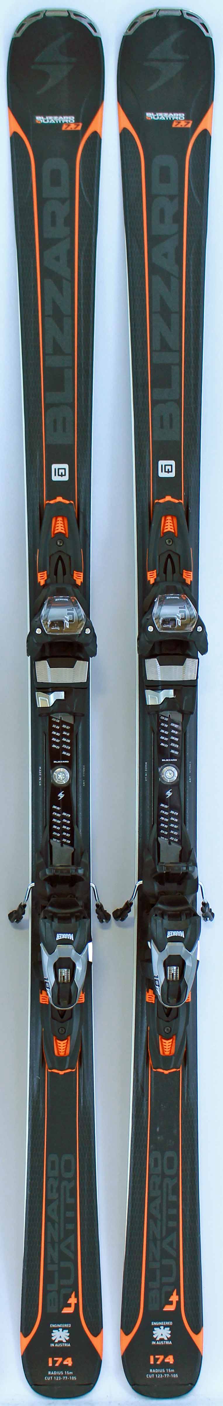 Blizzard Quattro 7.7 Men's Skis - Powder7