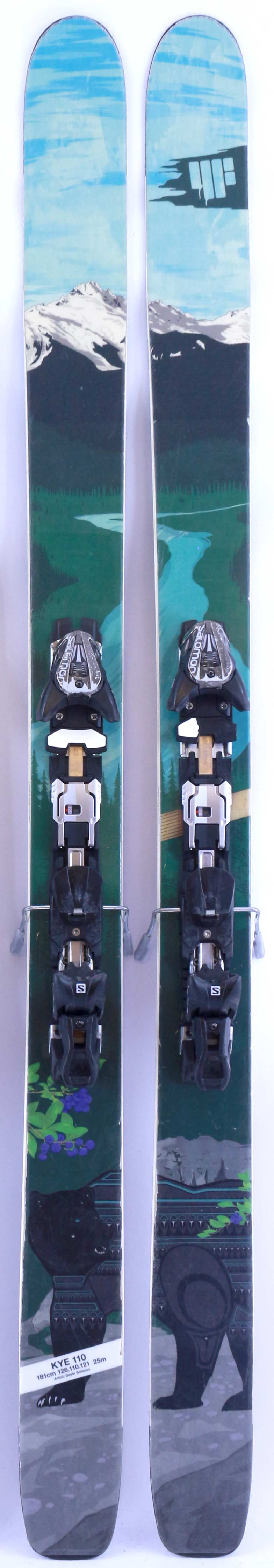 2016 4FRNT Kye 110 181cm Used Demo Skis w Bindings - Powder7