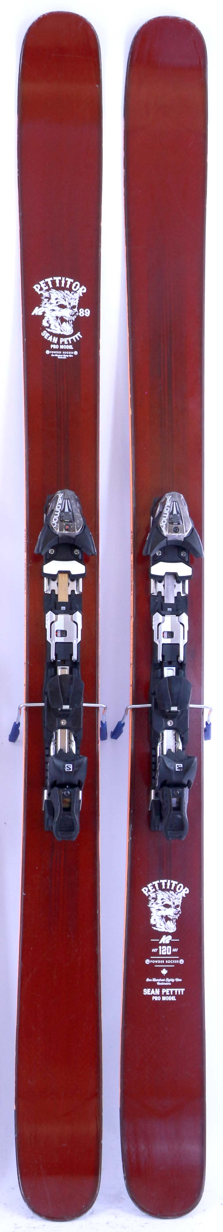 2016, K2, Shreditor 120 Pettitor Skis with Salomon Z12 Demo Bindings Used  Demo Skis 189cm