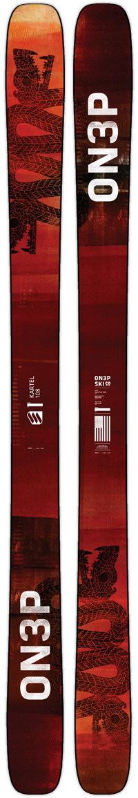 ON3P kartel108 171cmスキー ビンディング付き ON3P kartel108 171cmスキー ビンディング付き