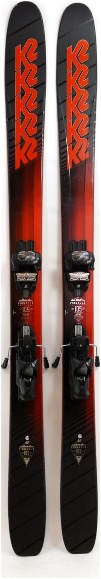 2018 k2 pinnacle 105 skis 2018 K2 Pinnacle 105 Used Skis 177cm with Tyrolia Attack 13 AT Demo Bindings