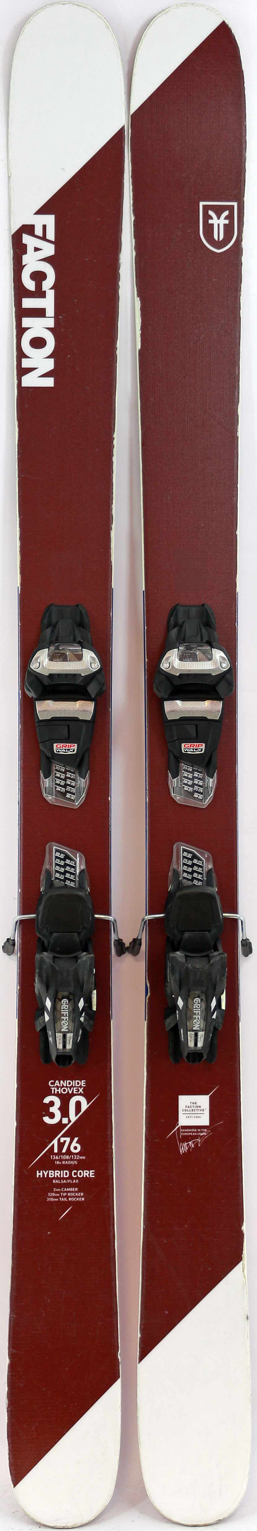 2018 Faction Candide 3.0 176cm Used Demo Skis w Bindings - Powder7