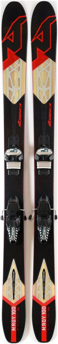 Nordica NRGy 100 Men's Skis - Powder7