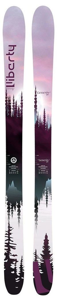 2019 Liberty Genesis 90 151cm Skis - Powder7
