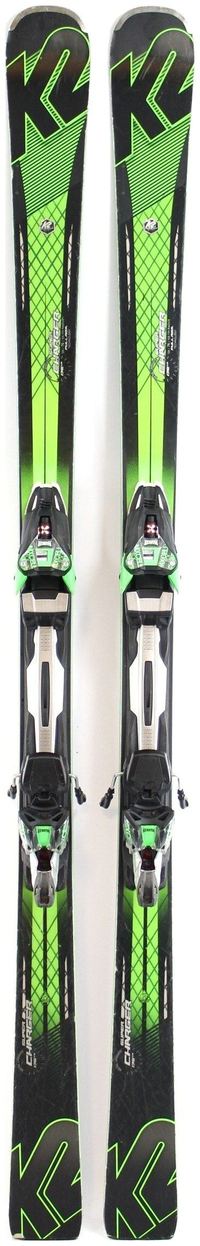 2017 K2 Super Charger 175cm Used Demo Skis w Bindings - Powder7