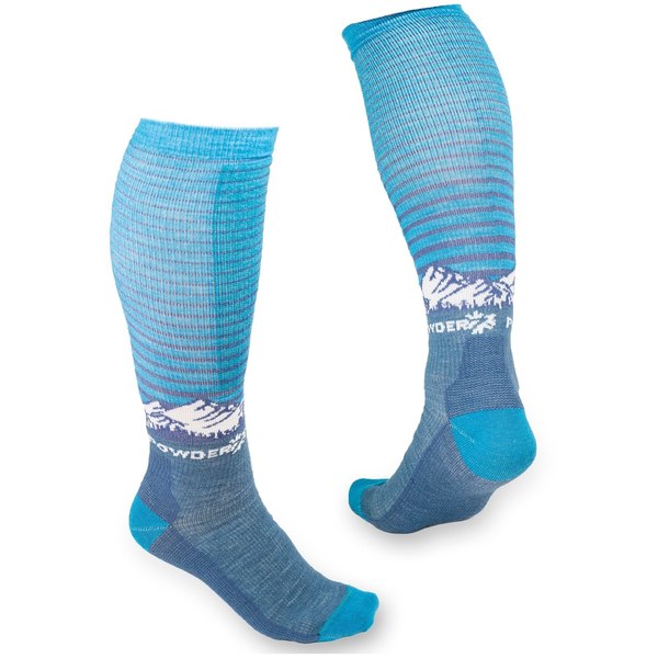 Powder7 Men's Striped Ski Socks Powder7