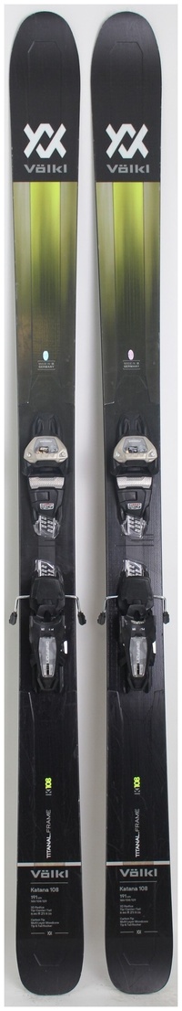 2021 Volkl Katana 108 191cm Used Demo Skis w Bindings - Powder7