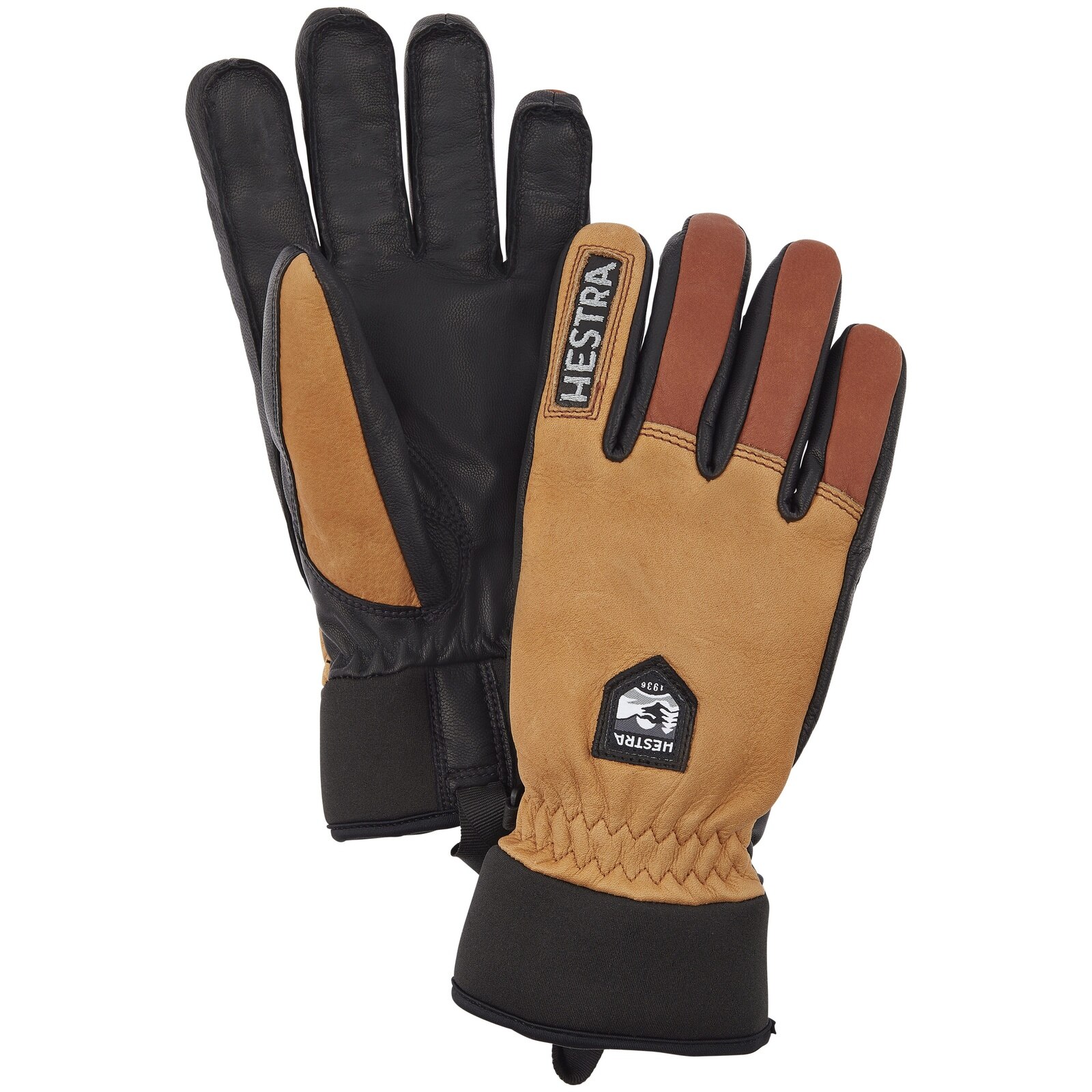 Hestra Men's Army Leather Wool Terry Gloves Powder7
