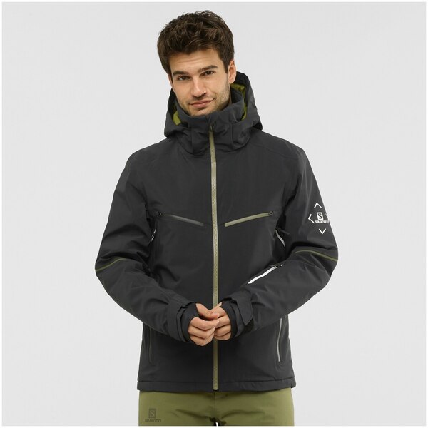 Salomon Men's Brilliant Ski Jacket Powder7