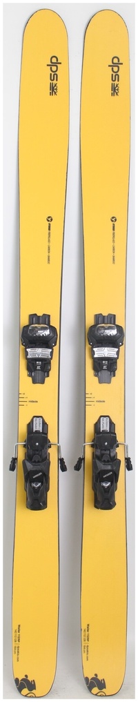 2015 DPS Wailer 112 RP Hybrid 184cm Used Demo Skis w Bindings