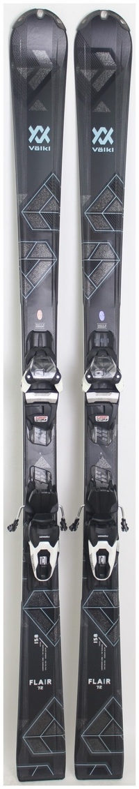 2020 Volkl Flair 72 158cm Used Demo Skis w Bindings - Powder7