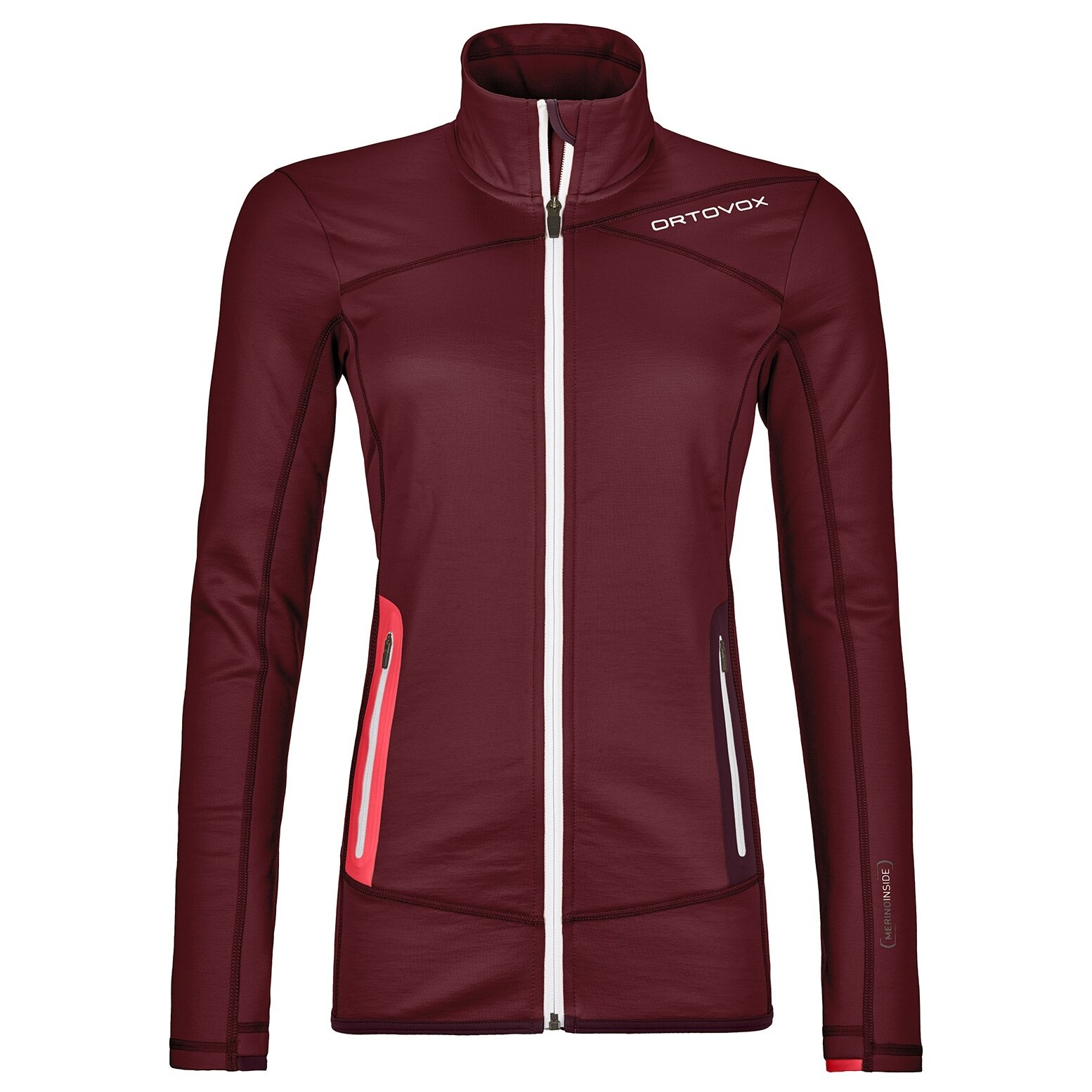 Ortovox Fleece Jacket - Womens Dark Blood Large 8692800024