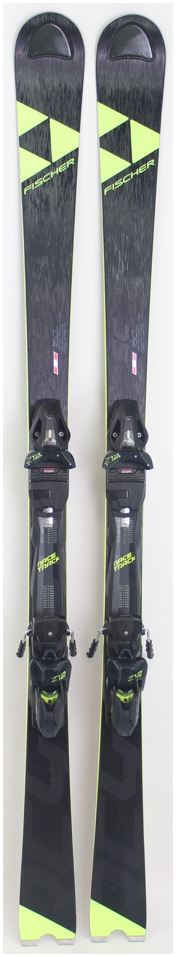 2020, Fischer, RC4 Worldcup SC Skis with Fischer Z12 RaceTrack Bindings  Used Demo Skis 160cm