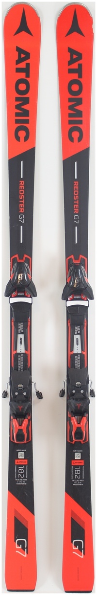 2019 Atomic Redster G7 182cm Used Demo Skis w Bindings - Powder7