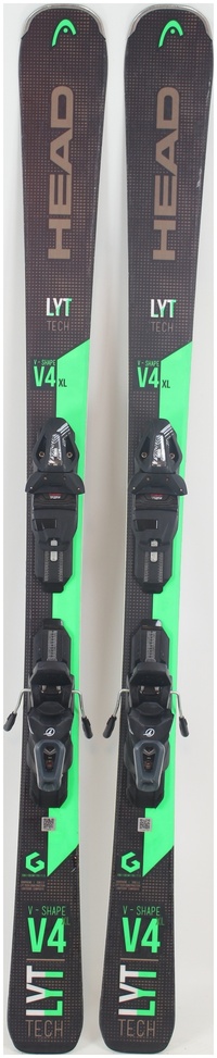 2022 Head V Shape V4 LYT Used Skis 156cm with Tyrolia PR 10 GW 