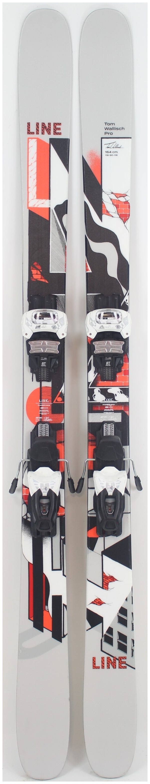 2021, Line, Tom Wallisch Pro Skis with Tyrolia Attack 11 AT Demo Bindings  Used Demo Skis 164cm