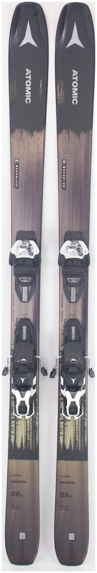 2022 Atomic Maverick 88 Ti 169cm Used Demo Skis w Bindings - Powder7