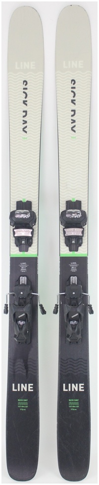 2021 Line Sick Day 104 172cm Used Demo Skis w Bindings - Powder7