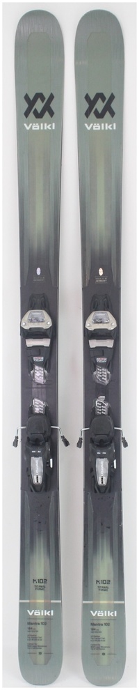 2022 Volkl Mantra 102 184cm Used Demo Skis w Bindings - Powder7