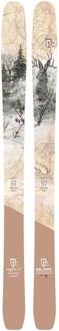 2022 Icelantic Mystic 97 Skis Topsheets