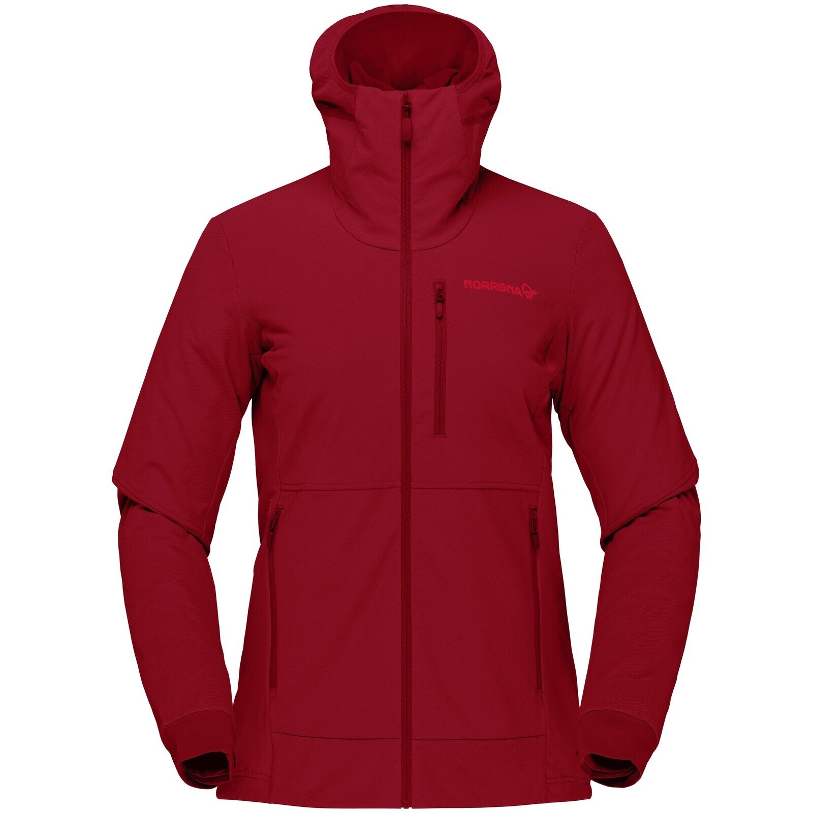 Norrona Lofoten hiloflex200 Hood Women's Jacket Rhubarb S