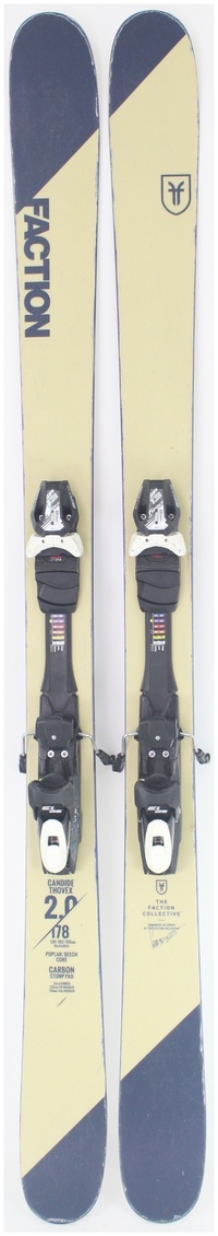 2019 Faction Candide 2.0 178cm Used Demo Skis w Bindings 2019 Faction Candide 2.0 178cm Used Demo Skis w Bindings