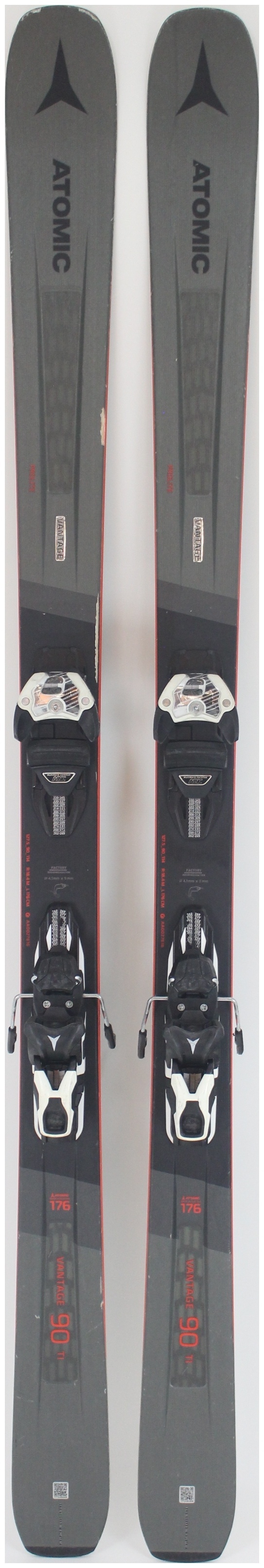 2020, Atomic, Vantage 90 Ti Skis with Atomic Warden MNC 11 Demo Bindings  Used Demo Skis 176cm