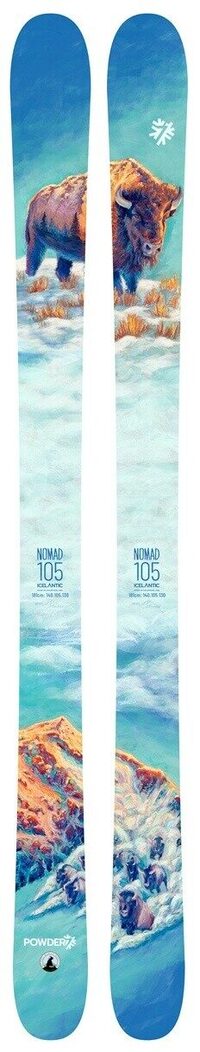 2022 Icelantic<br>Powder7 Nomad 105 Bison Graphics