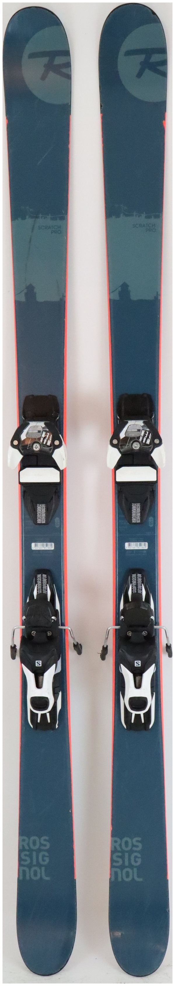 2017, Rossignol, Scratch Pro Skis with Salomon Warden 11 Demo Bindings Used  Demo Skis 158cm