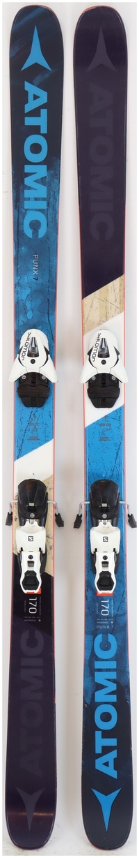2018 Atomic Punx 7 170cm Used Demo Skis w Bindings - Powder7