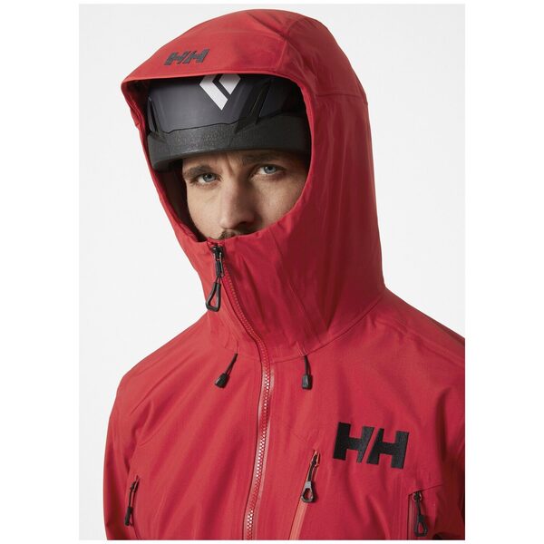 Helly-Hansen Odin 9 Worlds 3.0 - Giacca da uomo, impermeabile, antivento, traspirante, compatibile con casco, materiale riciclato, 544 Cobalto 2.0, Small
