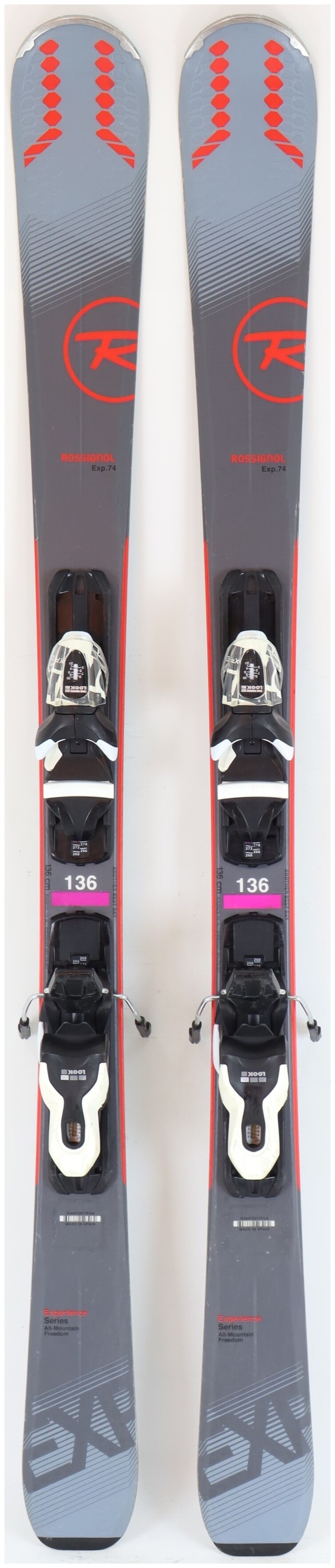 2021 Rossignol Experience 74 RTL 136cm Used Demo Skis on Sale