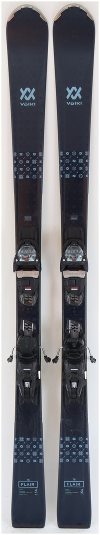 2022 Volkl Flair 76 154cm Used Demo Skis w Bindings - Powder7